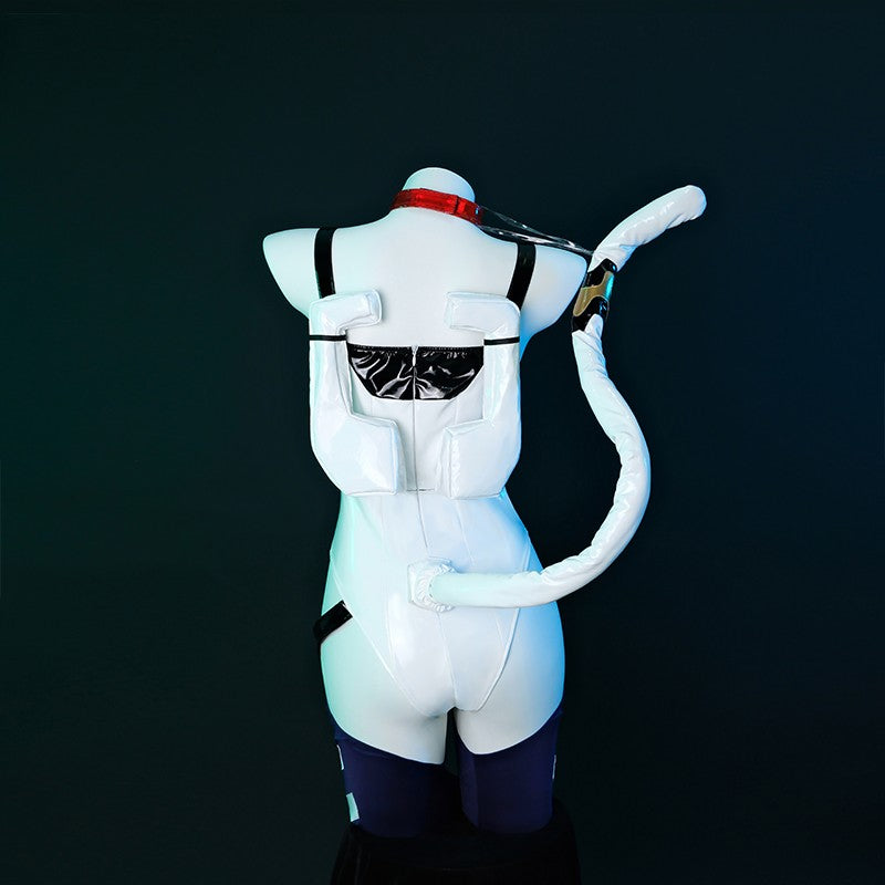 In Stock Evangelion Rei Ayanami Cosplay Costume Cat Rei Cosplay Costume