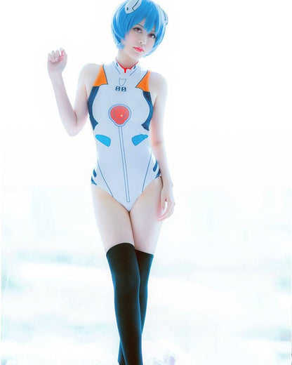 EVA Rei jumpsuit Swimsuit Cosplay Costume