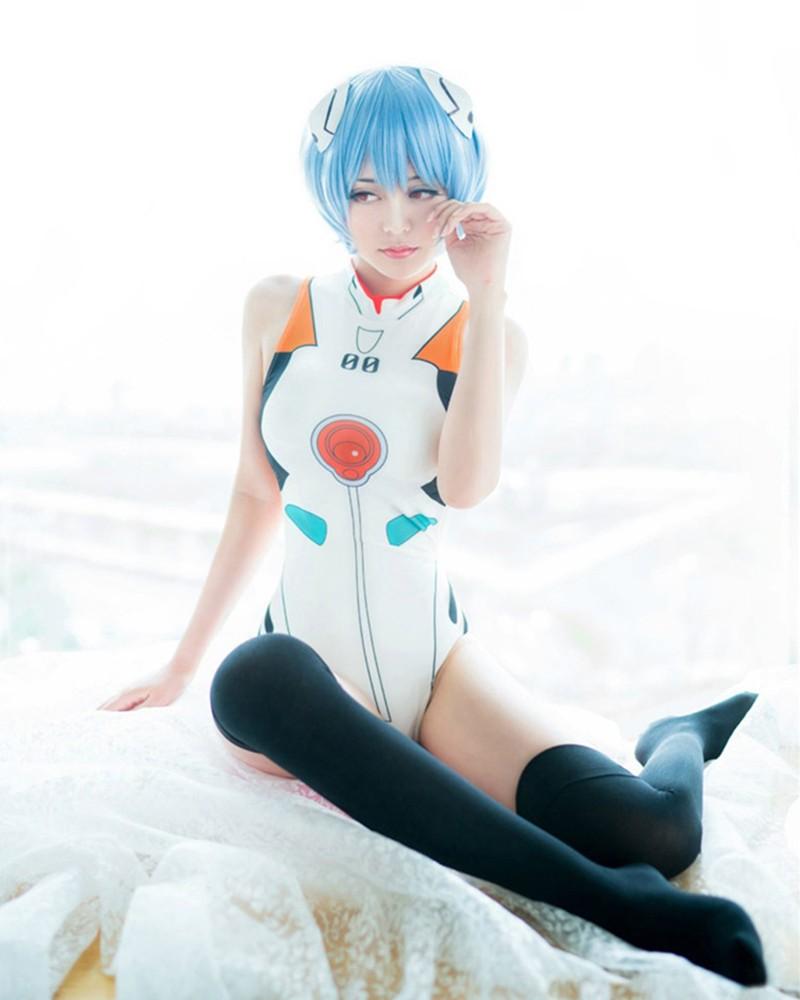 EVA Rei jumpsuit Swimsuit Cosplay Costume