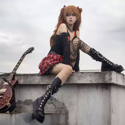 EVA Soryu Asuka Langley Fanart Cosplay Costume Fullset
