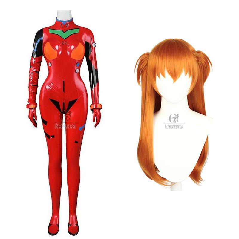 Ready To Ship EVA Asuka Langley Combat Suit Cosplay Costume