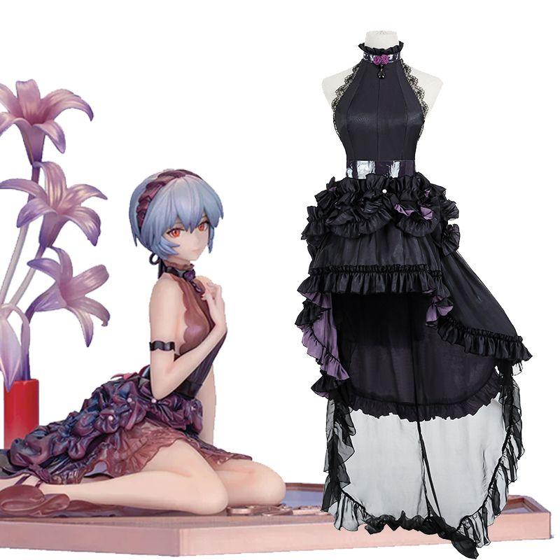 Last Batch Evangelion EVA ASK Whisper Of Flower Rei Ayanami Cosplay Costume