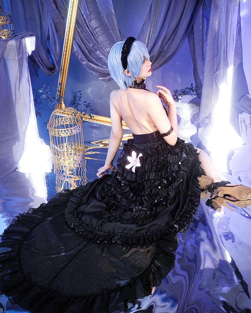 Last Batch Evangelion EVA ASK Whisper Of Flower Rei Ayanami Cosplay Costume