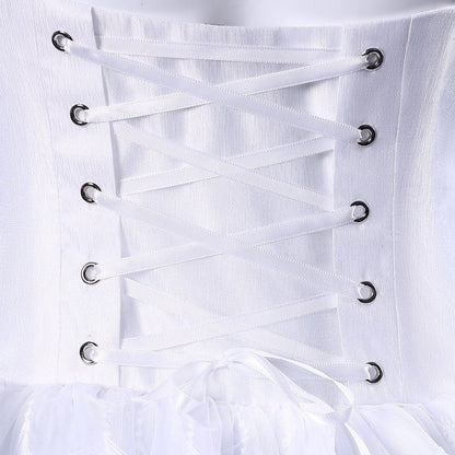 Azur Lane Cheshire White Seaside Melody Wedding Dress Cosplay Costumes