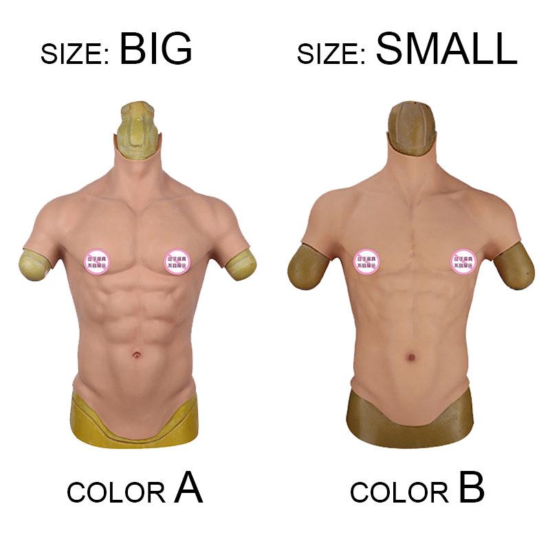 Female To Male Silicone Pectoral Muscles Cosplay Abs