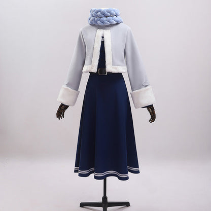 Frieren: Beyond Journey's End Fern Winter Cosplay Costume