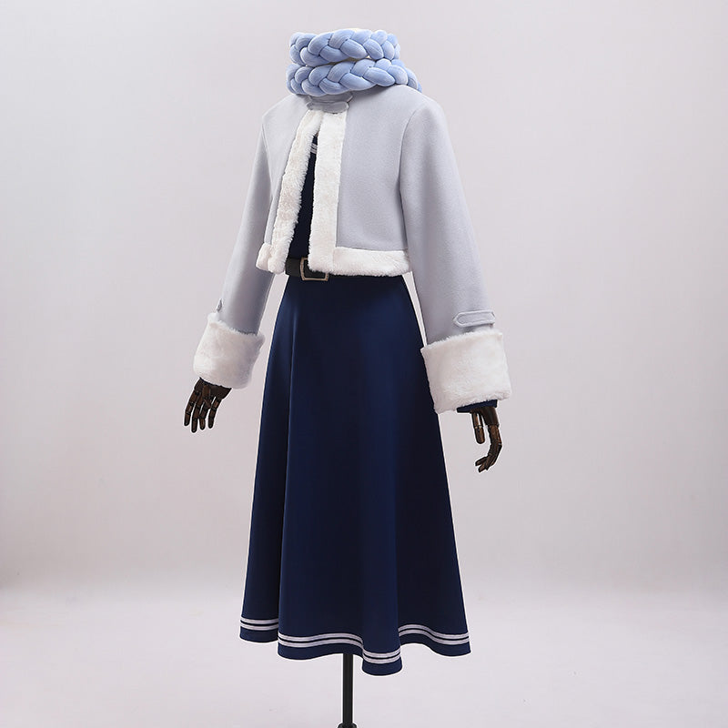 Frieren: Beyond Journey's End Fern Winter Cosplay Costume