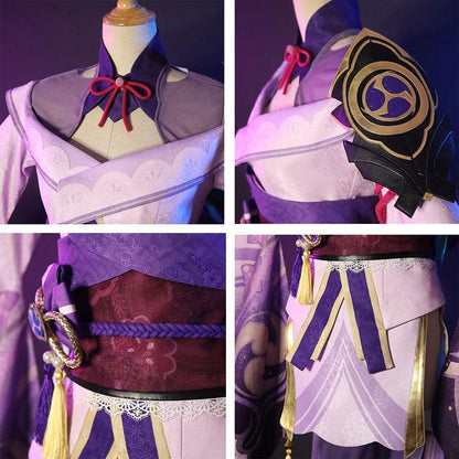 Ready To Ship Game Genshin Impact Baal Raiden Shogun Cosplay Costume