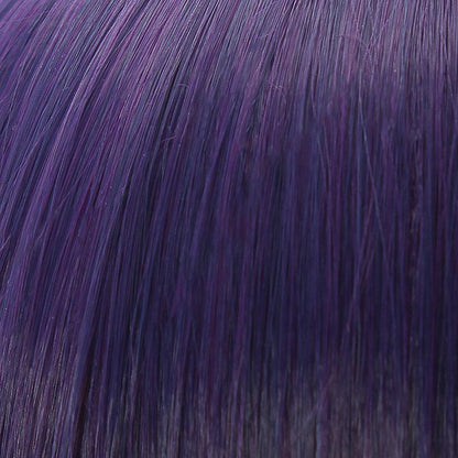 Game Genshin Impact Baal Raiden Shogun Purple Mided Color Long Cosplay Wigs