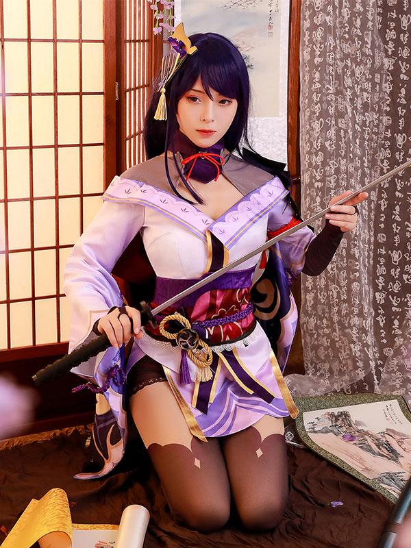 Game Genshin Impact Baal Raiden Shogun Suit Cosplay Costume