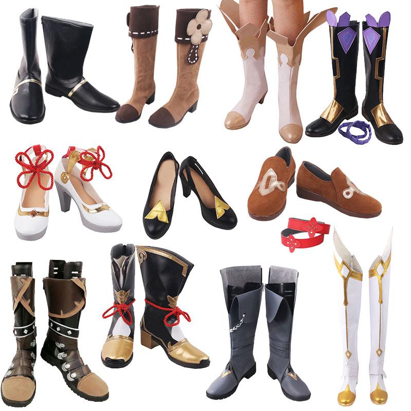 Game Genshin Impact Cosplay Shoes 11 Style