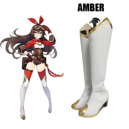 Game Genshin Impact Cosplay Shoes