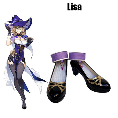 Game Genshin Impact Cosplay Shoes