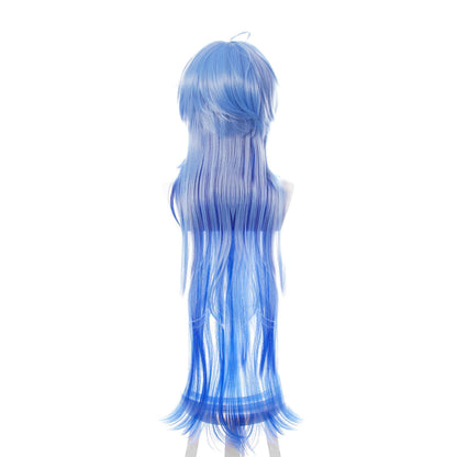 Game Genshin Impact Ganyu Blue Gradient Long Cospaly Wigs