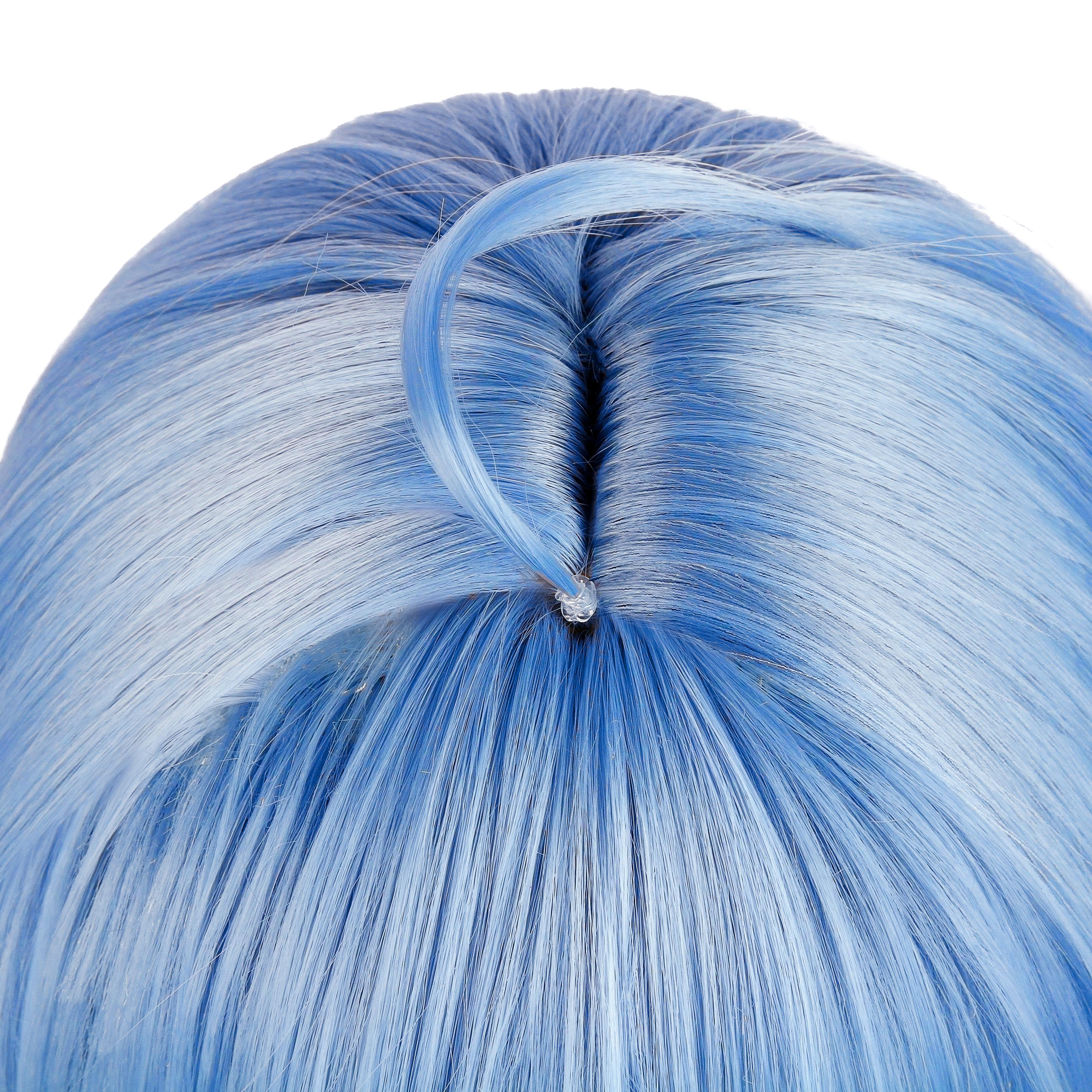 Game Genshin Impact Ganyu Blue Gradient Long Cospaly Wigs