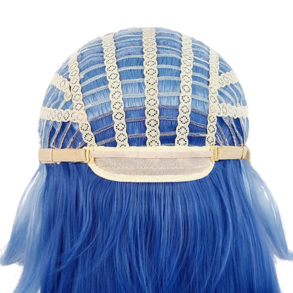 Game Genshin Impact Ganyu Blue Gradient Long Cospaly Wigs