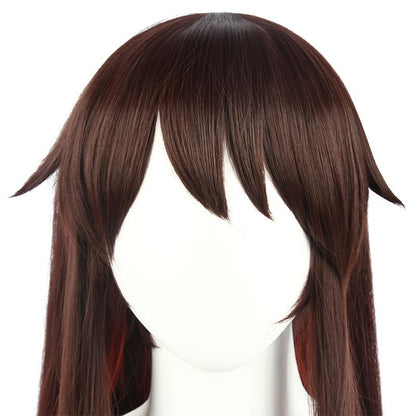Game Genshin Impact Hutao Brown Gradient Cosplay Wigs
