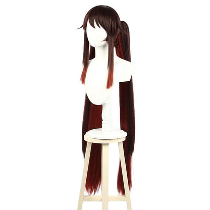 Game Genshin Impact Hutao Brown Gradient Cosplay Wigs