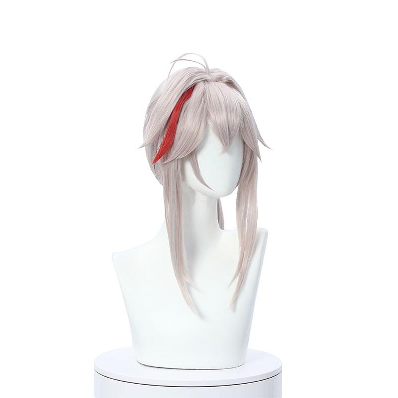Game Genshin Impact Kazuha Silver Highlights Cosplay Wigs