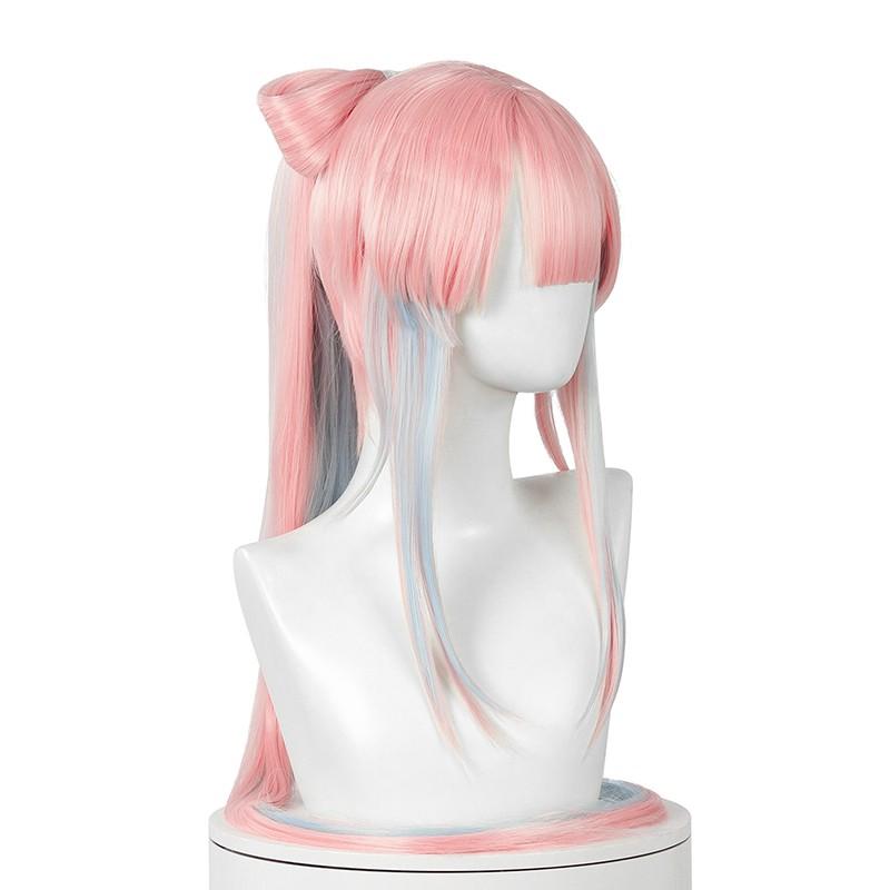 Game Genshin Impact  Sannomiya Kokomi Pink Mixed Blue Long Cosplay Wigs