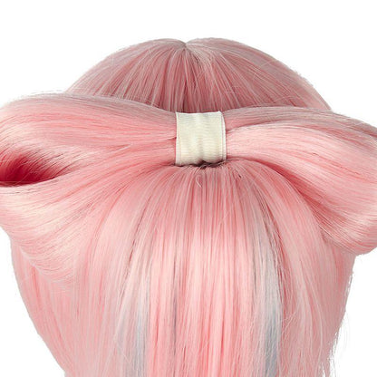 Game Genshin Impact  Sannomiya Kokomi Pink Mixed Blue Long Cosplay Wigs