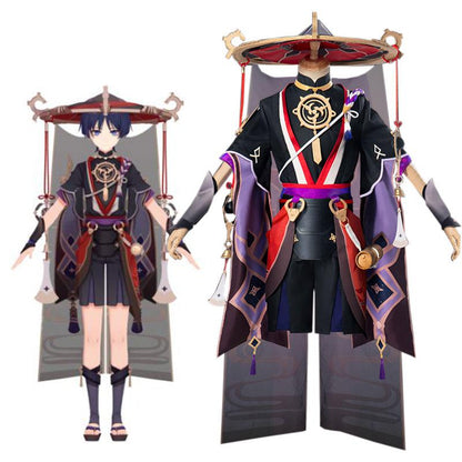 Game Genshin Impact Scaramouche Cosplay Costume