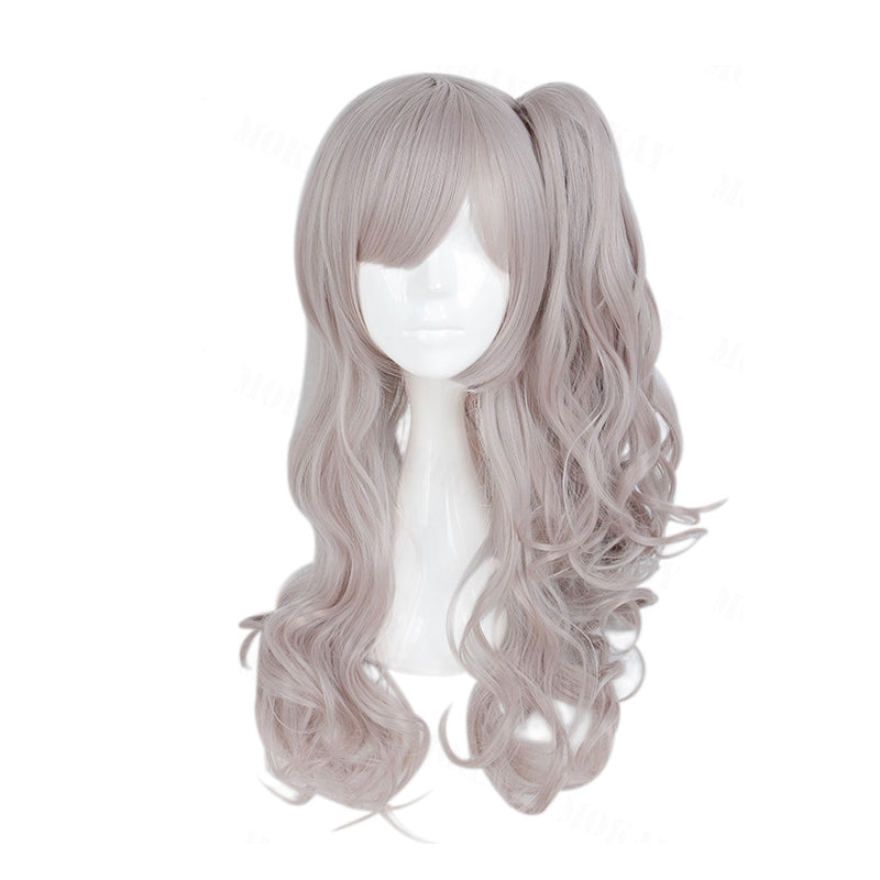 Game Girls Frontline UMP45/UMP9 Brown Ponytail/ Linen Curls Cosplay Wigs