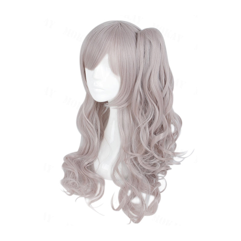 Game Girls Frontline UMP45/UMP9 Brown Ponytail/ Linen Curls Cosplay Wigs
