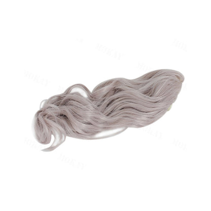 Game Girls Frontline UMP45/UMP9 Brown Ponytail/ Linen Curls Cosplay Wigs