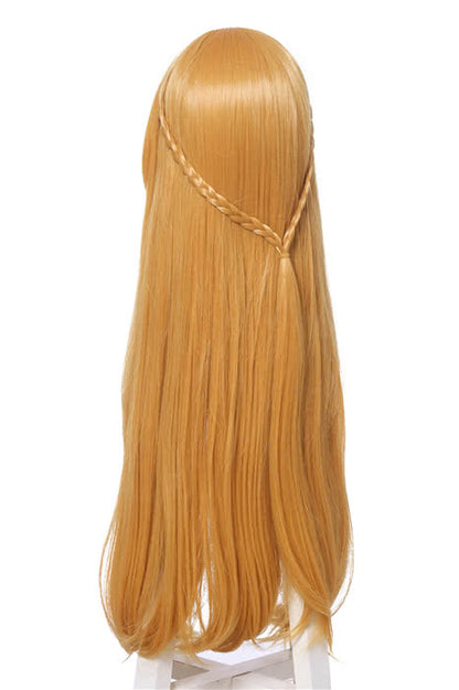 Game Glory Mucheng Su Long Orange Coaplay Wigs