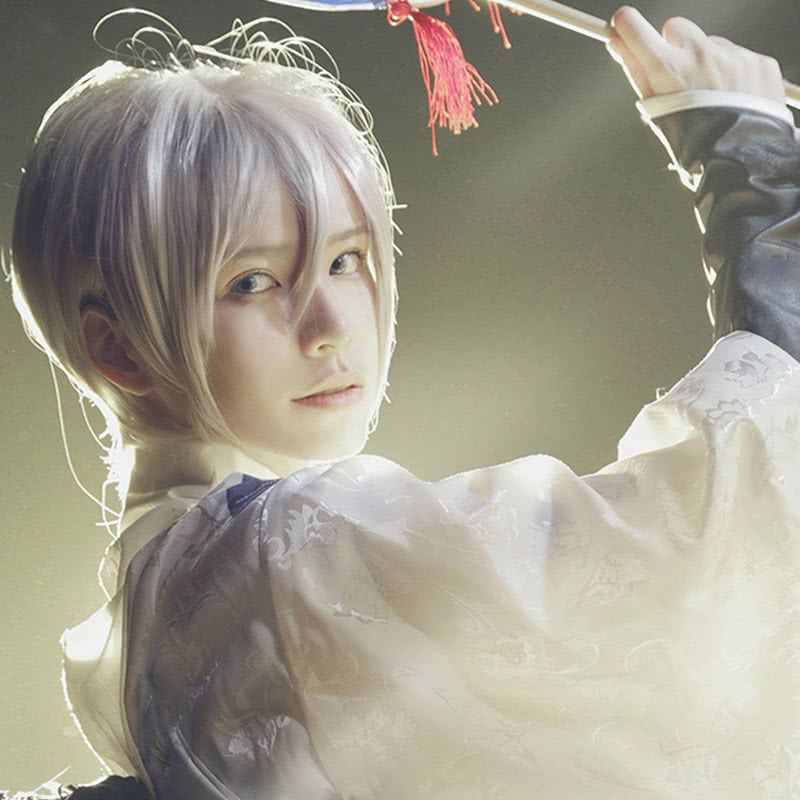 Game : Onmyoji Yin Yang Master SSR Da ii ten gu Flaxen Short Cosplay Wig