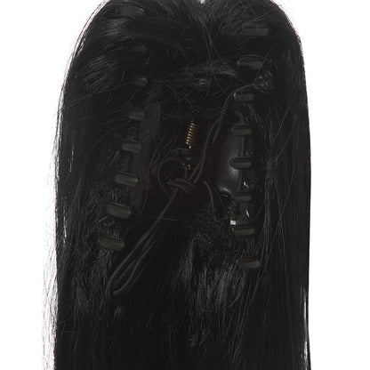 Game Valorant Project A Sage Black Long Ponytail Cosplay Wigs