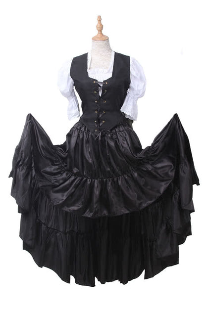 Oktoberfest Costumes Women  Retro Belly Dances Skirts Long Dresses GC14A-F-3