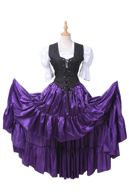 Oktoberfest Costumes Women  Retro Belly Dances Skirts Long Dresses GC14A-F-3