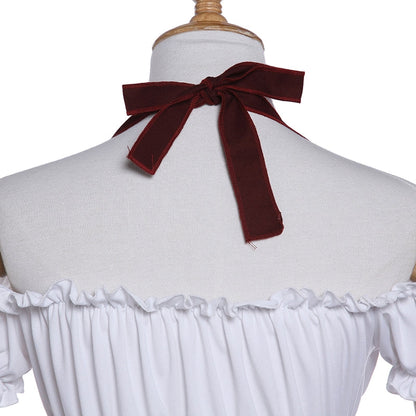 Oktoberfest Wine Lady Costume Blue