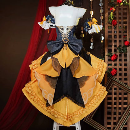 Genshin Impact Navia Fontaine Cosplay Costume