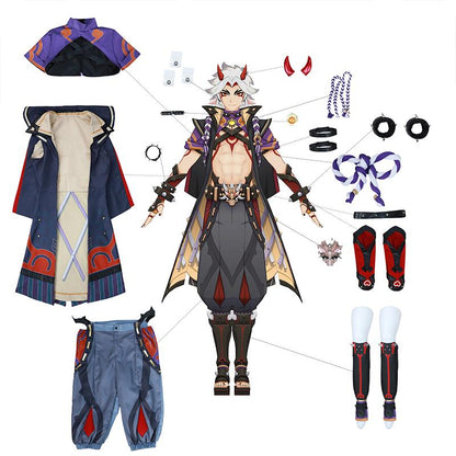 Last Batch Ready To Ship Genshin Impact Arataki Itto Cosplay Costume