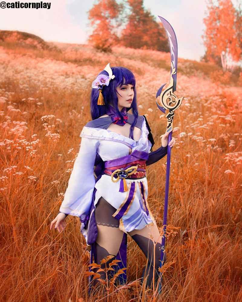 Game Genshin Impact Baal Raiden Shogun Suit Cosplay Costume