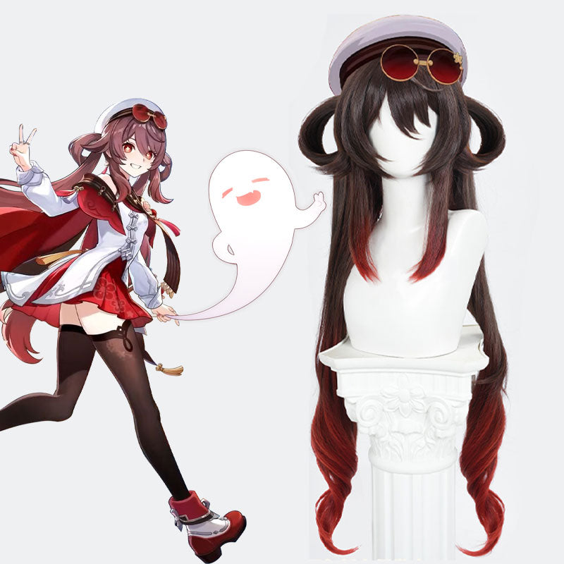 Genshin Impact Cherries Snow-Laden Hu Tao Cosplay Wig