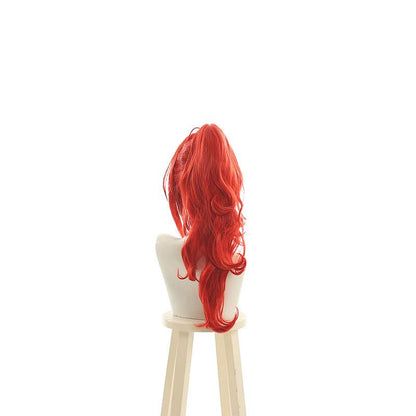 Game Genshin Impact Diluc Ponytail Red Cosplay Wigs
