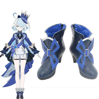 Genshin Impact Furina de Fontaine Focalors Cosplay Shoes