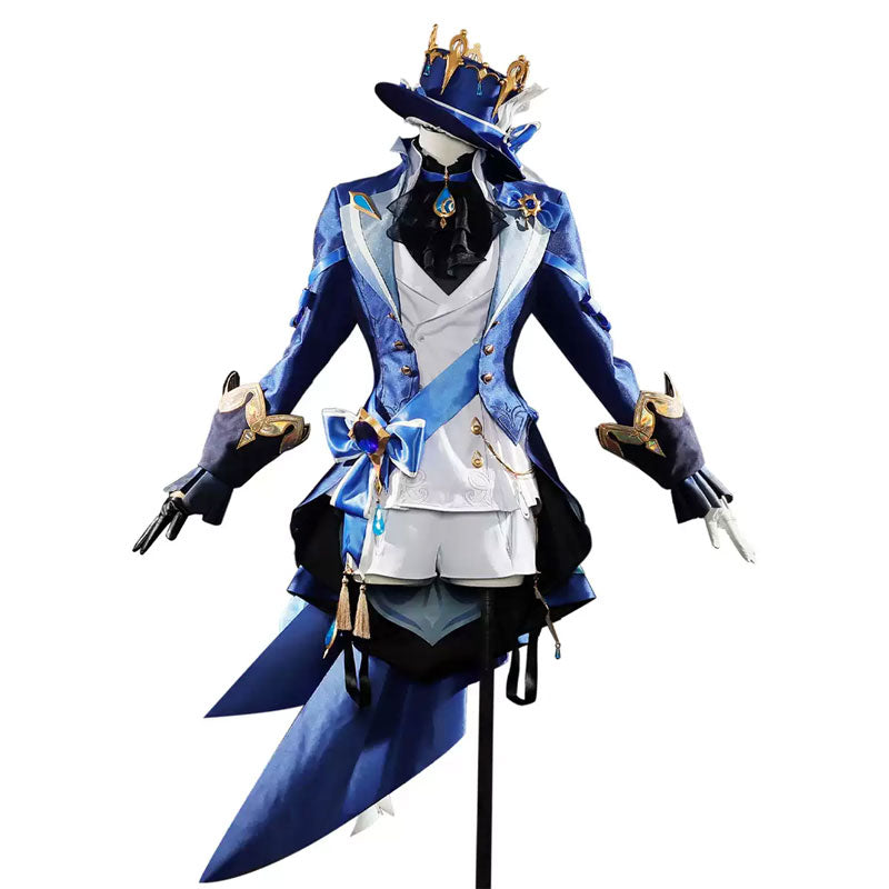 Genshin Impact Focalors Furina Cosplay Costume