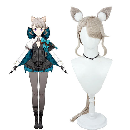 Genshin Impact Fontaine Lynette Cosplay Wigs