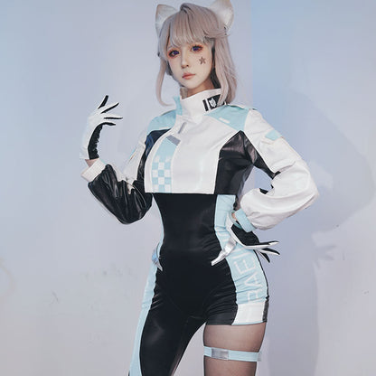 Genshin Impact Lynette Racing Suit Cosplay Costume