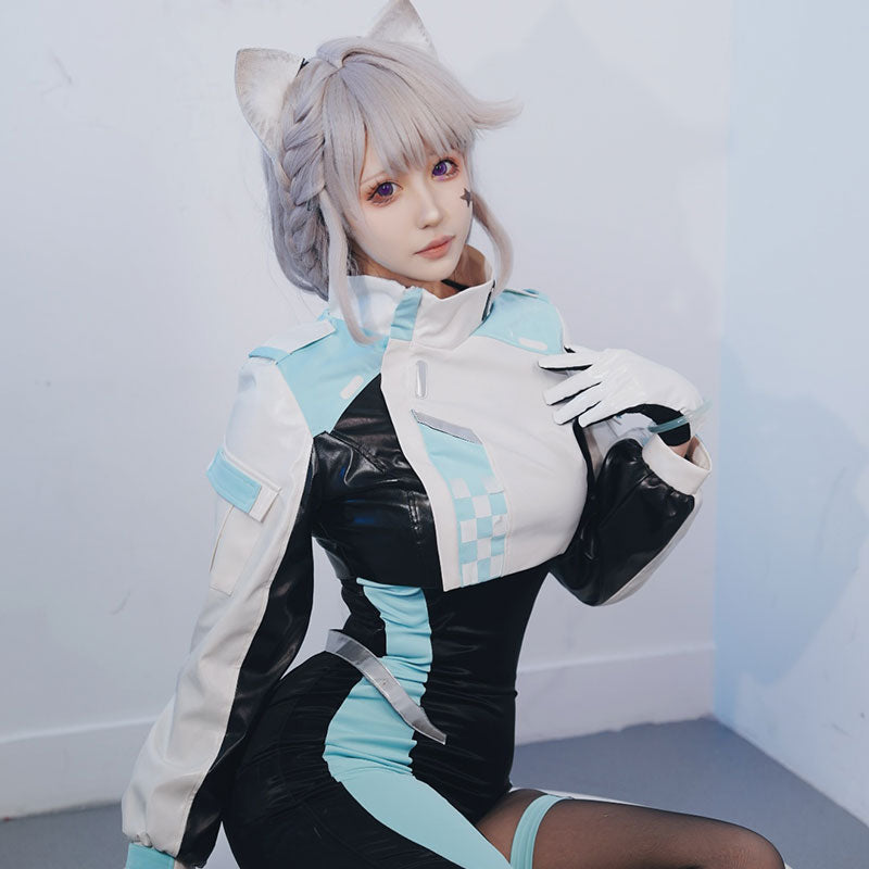 Genshin Impact Lynette Racing Suit Cosplay Costume