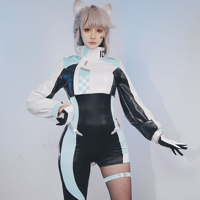 Genshin Impact Lynette Racing Suit Cosplay Costume
