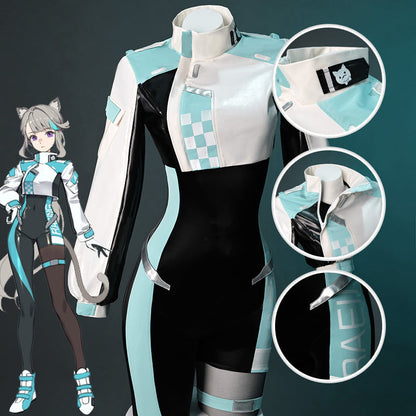 Genshin Impact Lynette Racing Suit Cosplay Costume