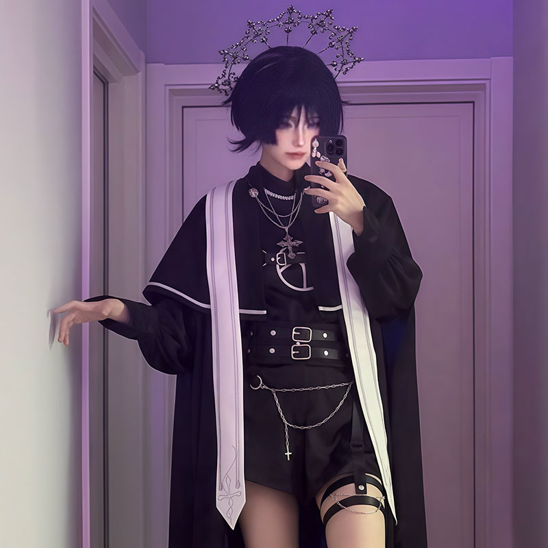 Genshin Impact Leader Scaramouche Fanart Cosplay Costume