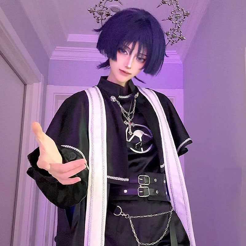 Genshin Impact Leader Scaramouche Fanart Cosplay Costume