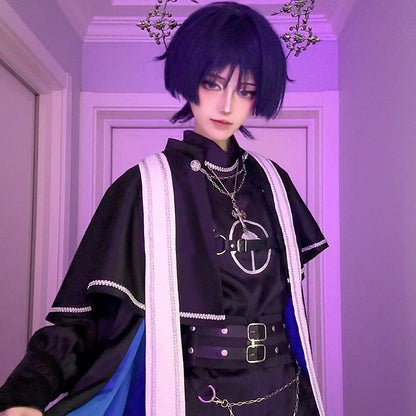 Genshin Impact Leader Scaramouche Fanart Cosplay Costume